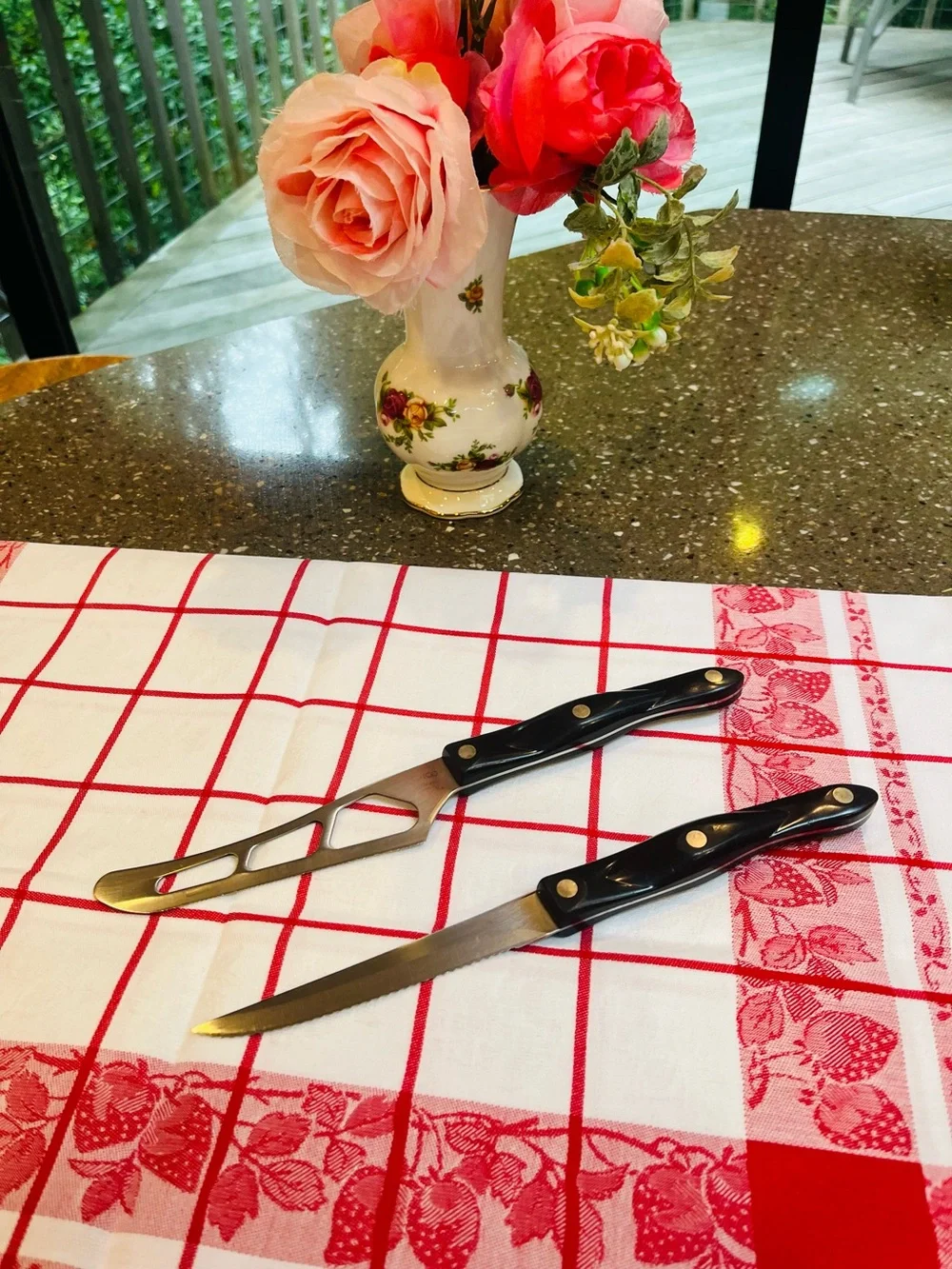 Cutco Black Handle Cheese and steak Knife well loved